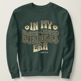 IN MIJN ZWART-BEZIT BEDRIJFSTIJDPERK Fun Groovy Re Trui