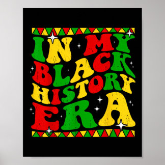 In mijn zwarte geschiedenis tijdperk Mannen vrouwe Poster