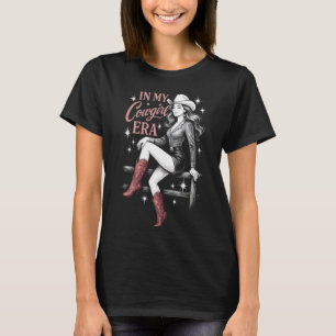 In M'n Cowgirl-tijdperk Groovy Schattig Western Gl T-shirt