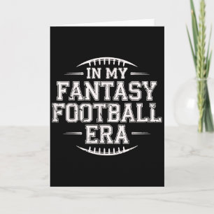 In M'n Fantasy Football Tijdperk Retro Groovy Wie Kaart