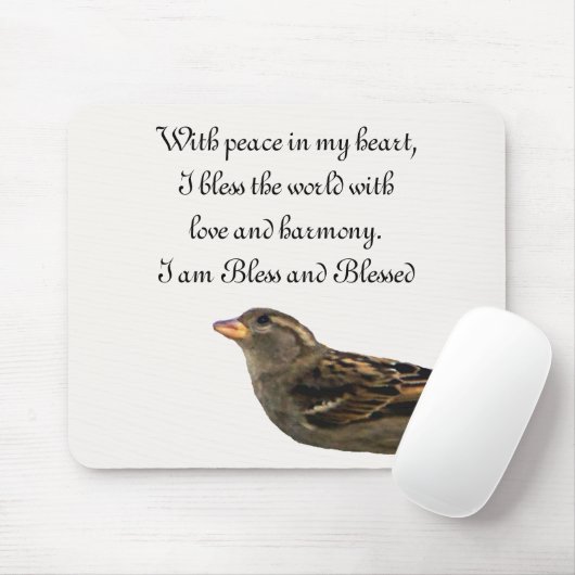 In m'n hart_ Mousepad Muismat (Met muis)