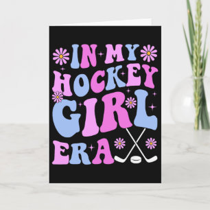In M'n Hockey Girl Tijdperk Groovy Game Day Hockey Kaart