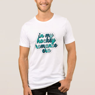In M'n Hockey Romance Era Retro Turquoise BookTok  Tri-Blend Shirt