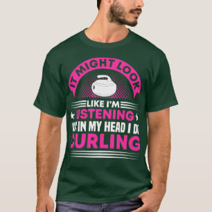 In m'n hoofd krullen. t-shirt