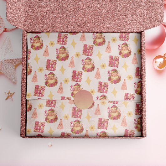 In M'n Kersttijdperk Groovy Kerstman Tissuepapier