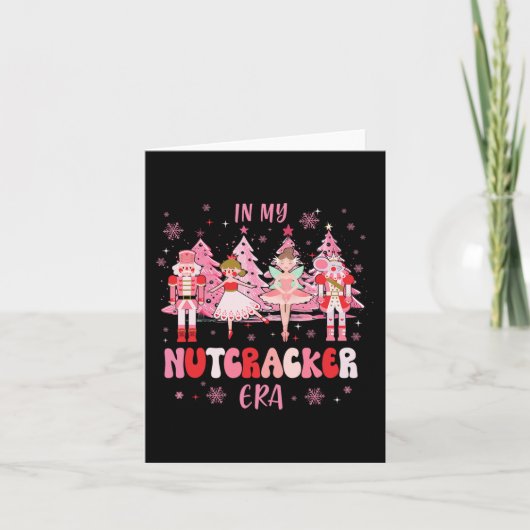 In M'n Notenkraker Tijdperk Kerst Notenkraker Ball Kaart (Voorkant)