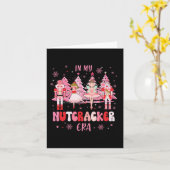 In M'n Notenkraker Tijdperk Kerst Notenkraker Ball Kaart (Gele Bloem)