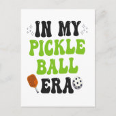 In M'n PickleBall Tijdperk Funny Groovy Sport Cade Briefkaart (Voorkant)