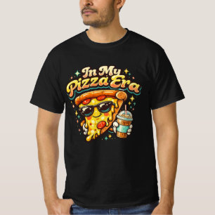 In M'n Pizza Tijdperk – Cute Retro Pizza Esthetiek T-shirt