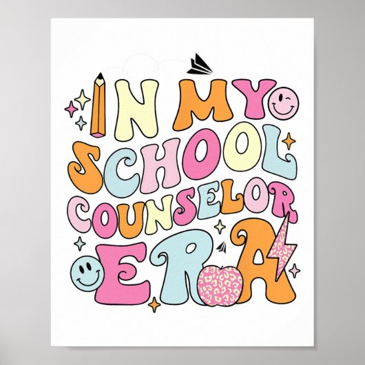 In M'n Schoolbegeleider Tijdperk Terug Naar School Poster (Voorkant)