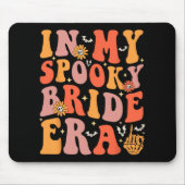 In M'n Spookbruid Tijdperk Groovy Halloween Trouwf Muismat (Voorkant)