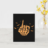 In M'n Spookbruid Tijdperk Groovy Spooky Seizoen R Kaart (Gele Bloem)