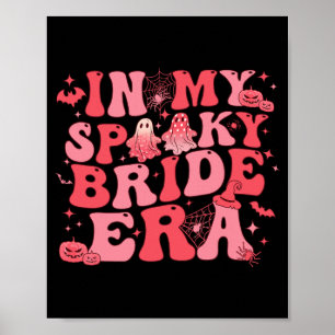 In M'n Spookbruid Tijdperk Halloween Groovy Grappi Poster