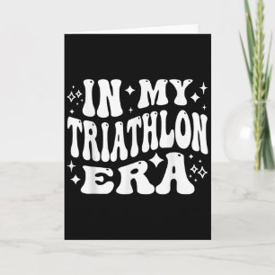In M'n Triathlon Tijdperk Grappige Zwem Fiets Hard Kaart