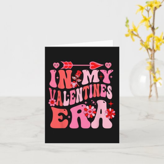 In M'n Valentijnstijdperk Valentijnsdag Meisjes Kaart (Gele Bloem)