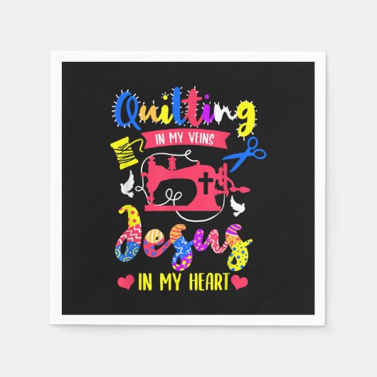 In m'n veinen... Jezus in mijn hart. | Verdunning Servet (Voorkant)