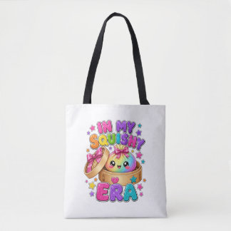 In M'n Zachte Tijd Virale Dumpling Zachte Glanzend Tote Bag