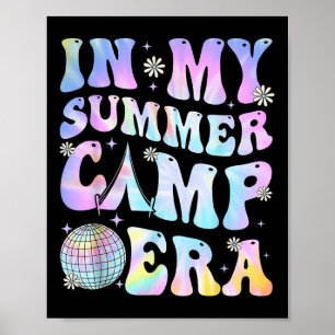 In M'n Zomer Kamp Tijdperk Camping Tie Dye Laatste Poster