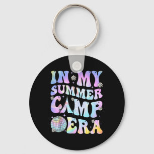 In M'n Zomer Kamp Tijdperk Camping Tie Dye Laatste Sleutelhanger
