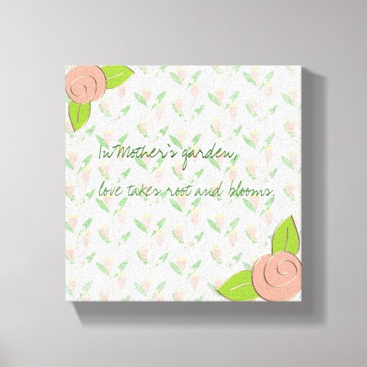In Moeders Tuin Canvas Afdruk (Voorkant)