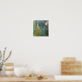 In Monet's hangende tuinen - collagekunst Poster (Keuken)