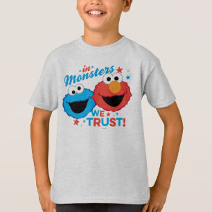 In Monsters vertrouwen we. T-shirt