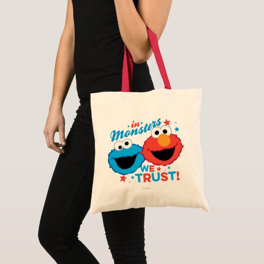In Monsters vertrouwen we. Tote Bag (Voorkant (product))