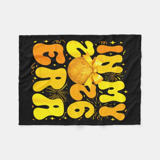 In My 2026 Era Happy New Year 2026 Family Matching Fleece Deken (Voorkant (Horizontaal))