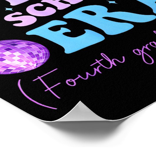 In My 67 Days Of School Era Fourth Grade Version D Poster (Hoek)