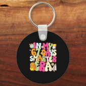 In My 67 Days Smarter Era Groovy 67th Day Of Schoo Sleutelhanger (Voorkant)