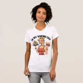 "In My Baking Era"  pin-up stijl voor bakkers T-shirt (Voorkant volledig)