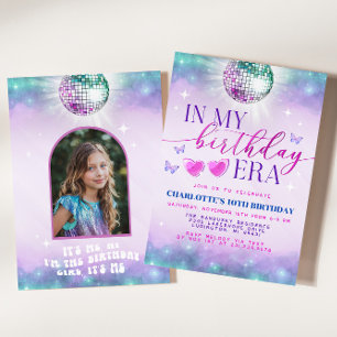In My Birthday Era Uitnodiging - Tiener Verjaardag