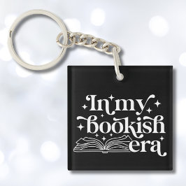 In my Bookish Era Black Sleutelhanger