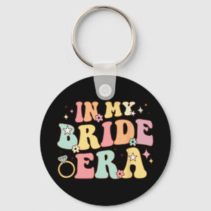 In My Bride Era Groovy Huwelijk Verloving Vrijgeze Sleutelhanger