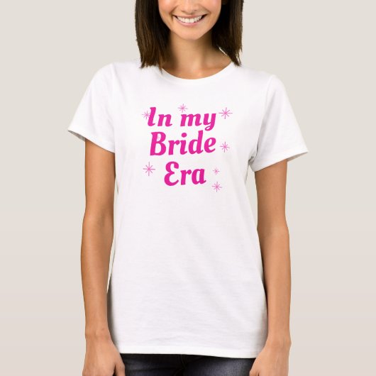 In My Bride Era - Taylor geïnspireerd bruid T-shir T-shirt (Voorkant)