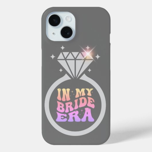 In My Bride Era Verloving Ring Bling Case-Mate iPhone Case (Achterkant)