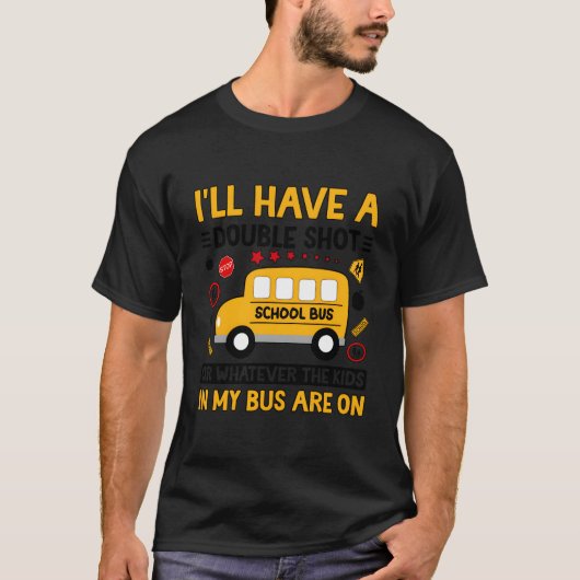 In My Bus Monitor School Bus Monitor T-shirt (Voorkant)