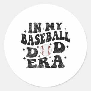 In My Bysebyll Dad Era Funny Bysebyll Dad Vaders Ronde Sticker