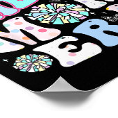 In My Cheer Mom Era Grappige Cheerleading Moederda Poster (Hoek)