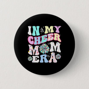 In My Cheer Mom Era Grappige Cheerleading Moederda Ronde Button 5,7 Cm
