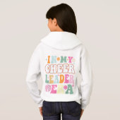 In My Cheerleader Era kinder retro hoodie (Achterkant volledig)