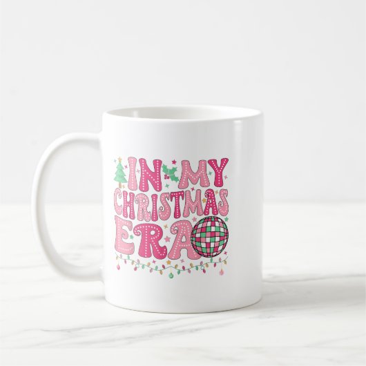 In My Christmas Era Cute Xmas Pajamas Merry Christ Koffiemok (Links)