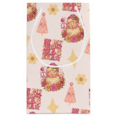 In My Christmas Era Groovy Santa Klein Cadeauzakje (Achterkant)