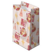 In My Christmas Era Groovy Santa Klein Cadeauzakje (Voorkant Gekanteld)