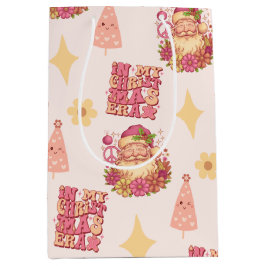 In My Christmas Era Groovy Santa Medium Cadeauzakje