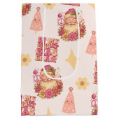 In My Christmas Era Groovy Santa Medium Cadeauzakje (Achterkant)