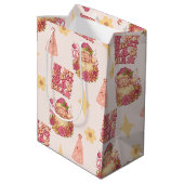 In My Christmas Era Groovy Santa Medium Cadeauzakje (Achterkant Gekanteld)