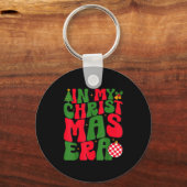 In My Christmas Era Groovy Xmas Matching Christmas Sleutelhanger (Voorkant)