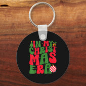 In My Christmas Era Groovy Xmas Matching Christmas Sleutelhanger (Voorkant)