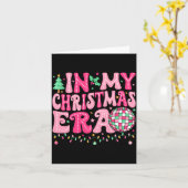 In My Christmas Era Merry Christmas Tree Xmas Cute Kaart (Gele Bloem)